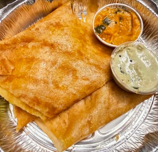 Vegan Masala Dosa.